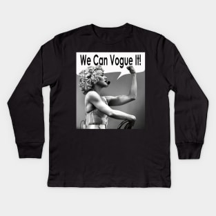 Madonna - We Can Vogue It! Kids Long Sleeve T-Shirt